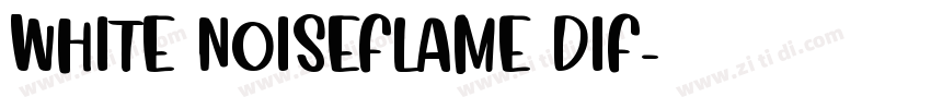 WHITE NOISEFLAME DIF字体转换